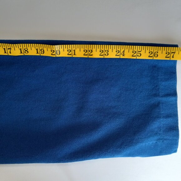 Sigrid Olsen Signature Capri Pants Women's 14 Blue Stretch Cotton Blend Twill - Picture 9 of 10